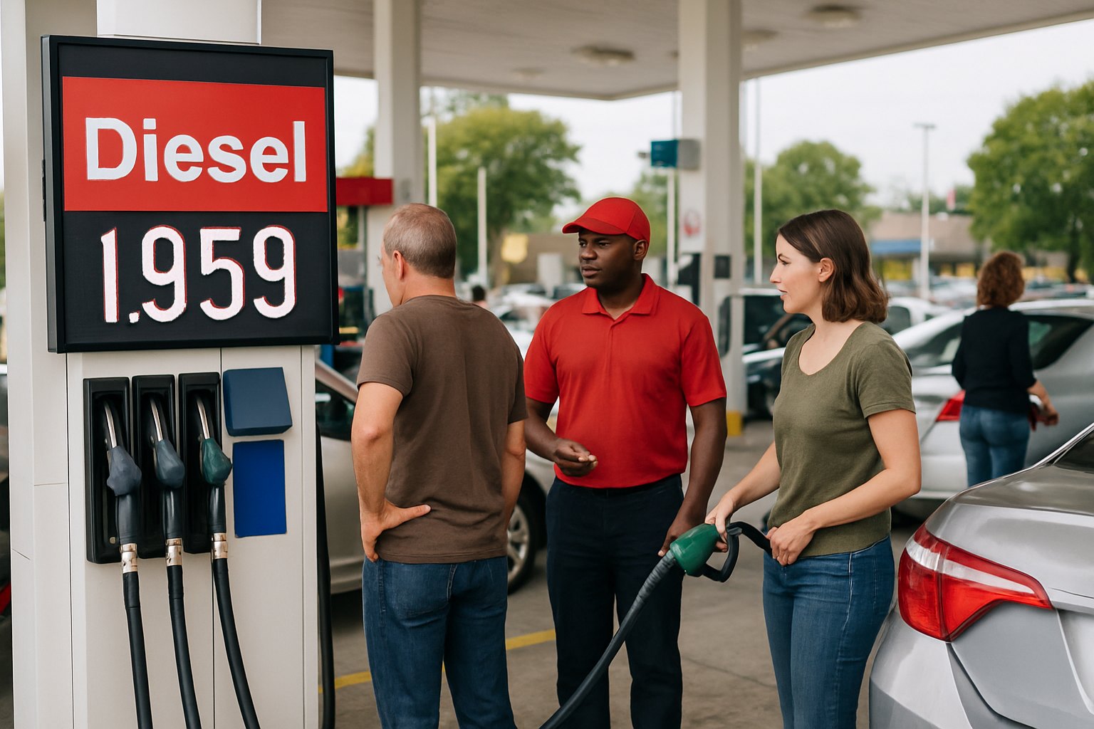 US Inflation Stabilizes Amid Rising Diesel Costs Over $6 a Gallon