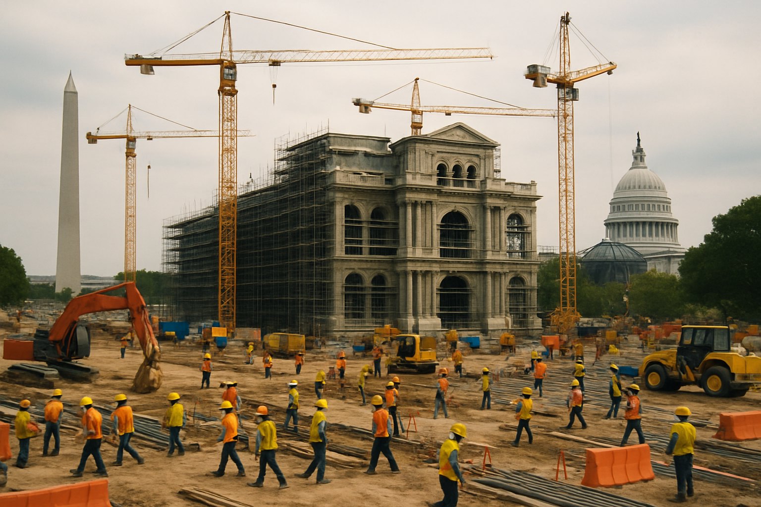 Trump's Overzealous Architectural Ambitions Transform Washington DC Landscape