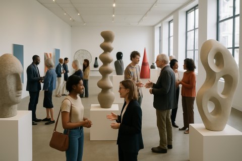 Diverse British Artists Showcase Unique Works at Frieze Art Fair