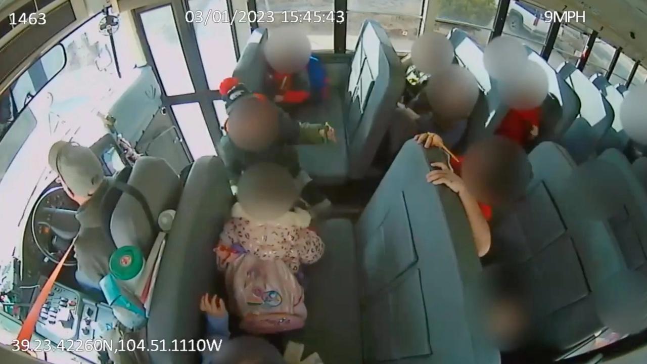 School bus driver in Colorado intentionally slams brakes to teach kids a lesson | Video