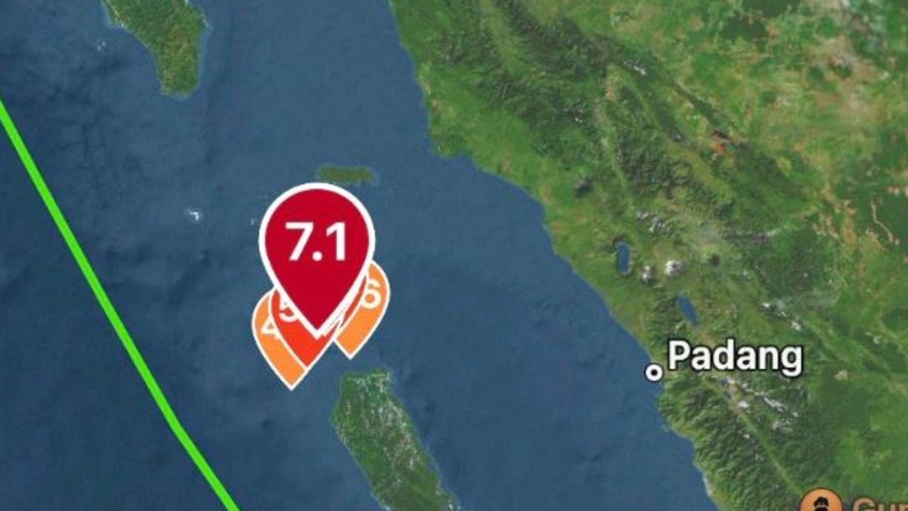 Tsunami warning after 6.9 earthquake strikes Indonesia’s Sumatra Island