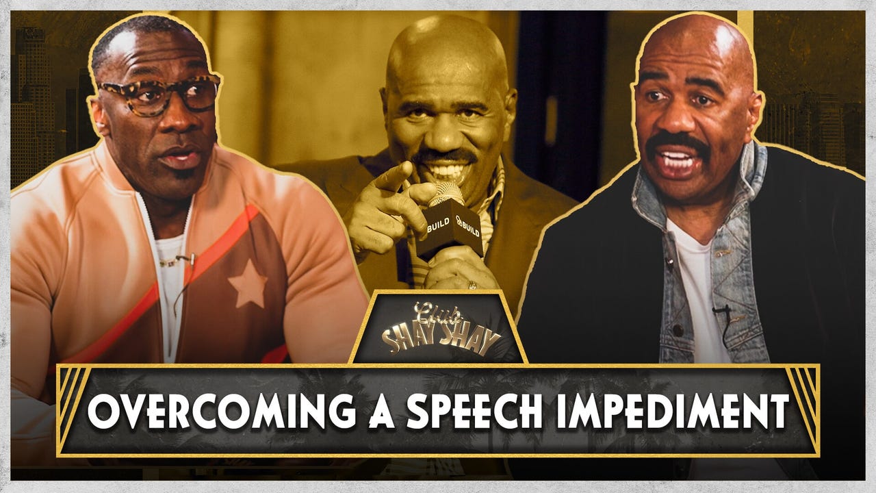 Steve Harvey On Overcoming Stuttering & A Speech Impediment | CLUB SHAY SHAY