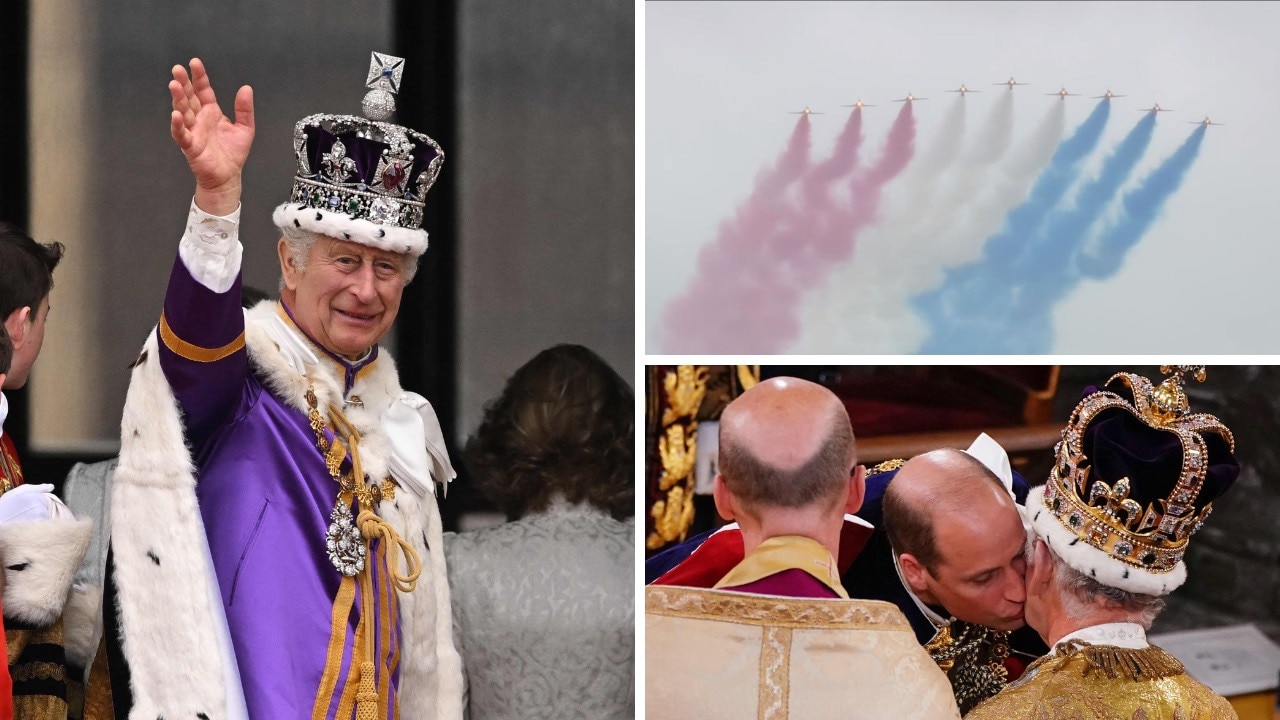 King Charles crowned, Prince William and Princess Kate stun in coronation pictures