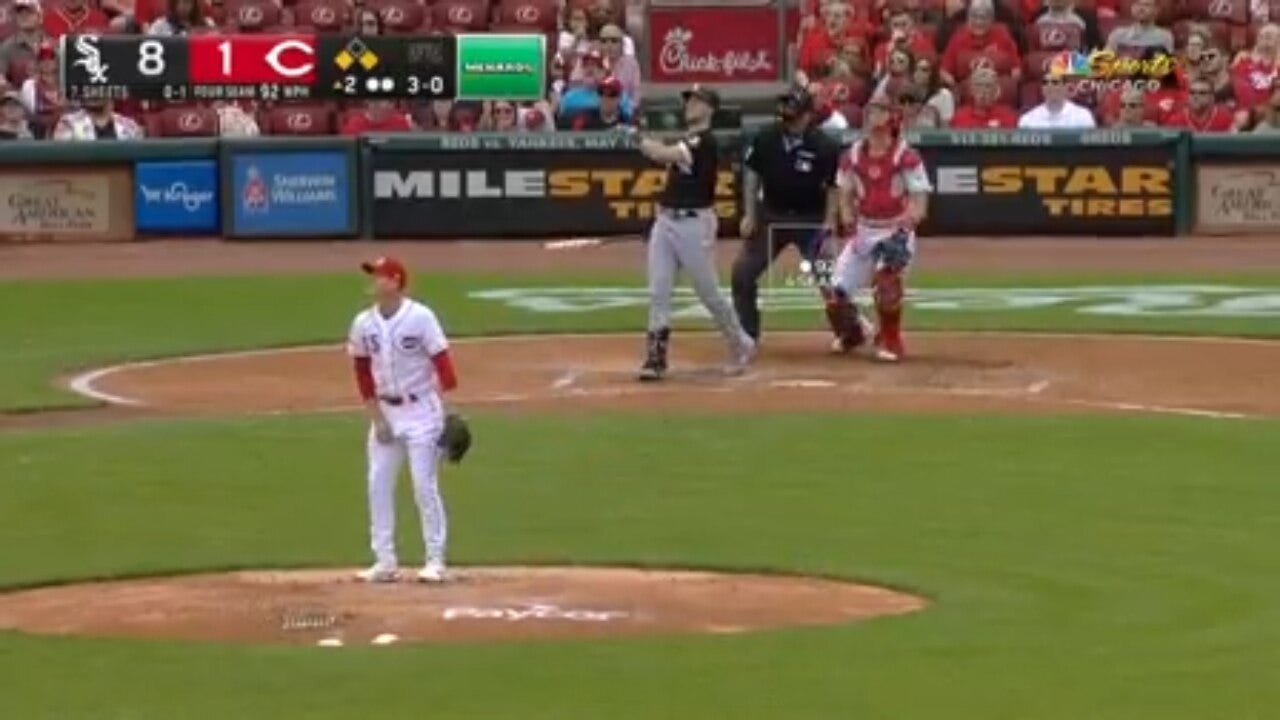 Chicago’s Gavin Sheets’ three-run HR caps off a MASSIVE 11-run second inning, the second highest scoring inning in White Sox history