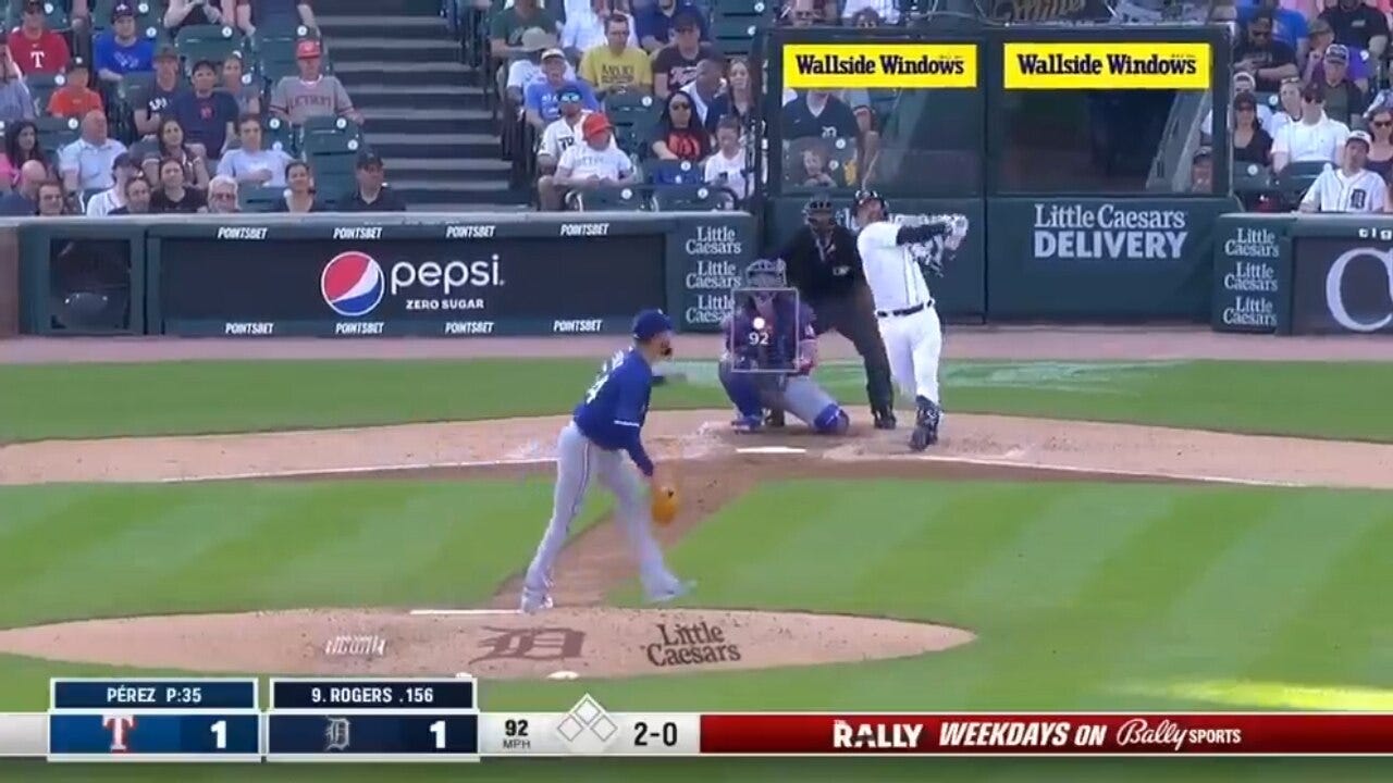 Tigers' Jake Rogers CRUSHES a solo dinger to grab lead over Astros