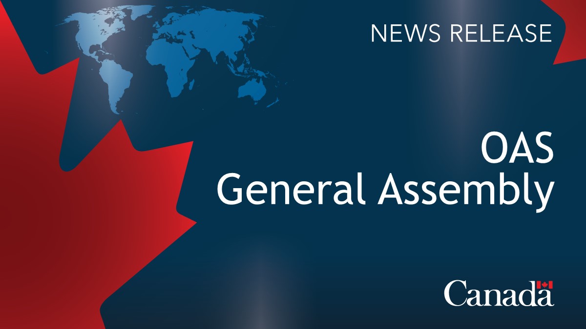 Minister Joly to participate in General Assembly of Organization of American States