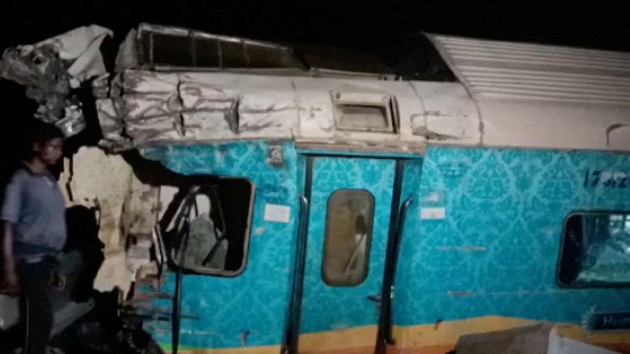 Multiple dead and injured from three-way train crash in India