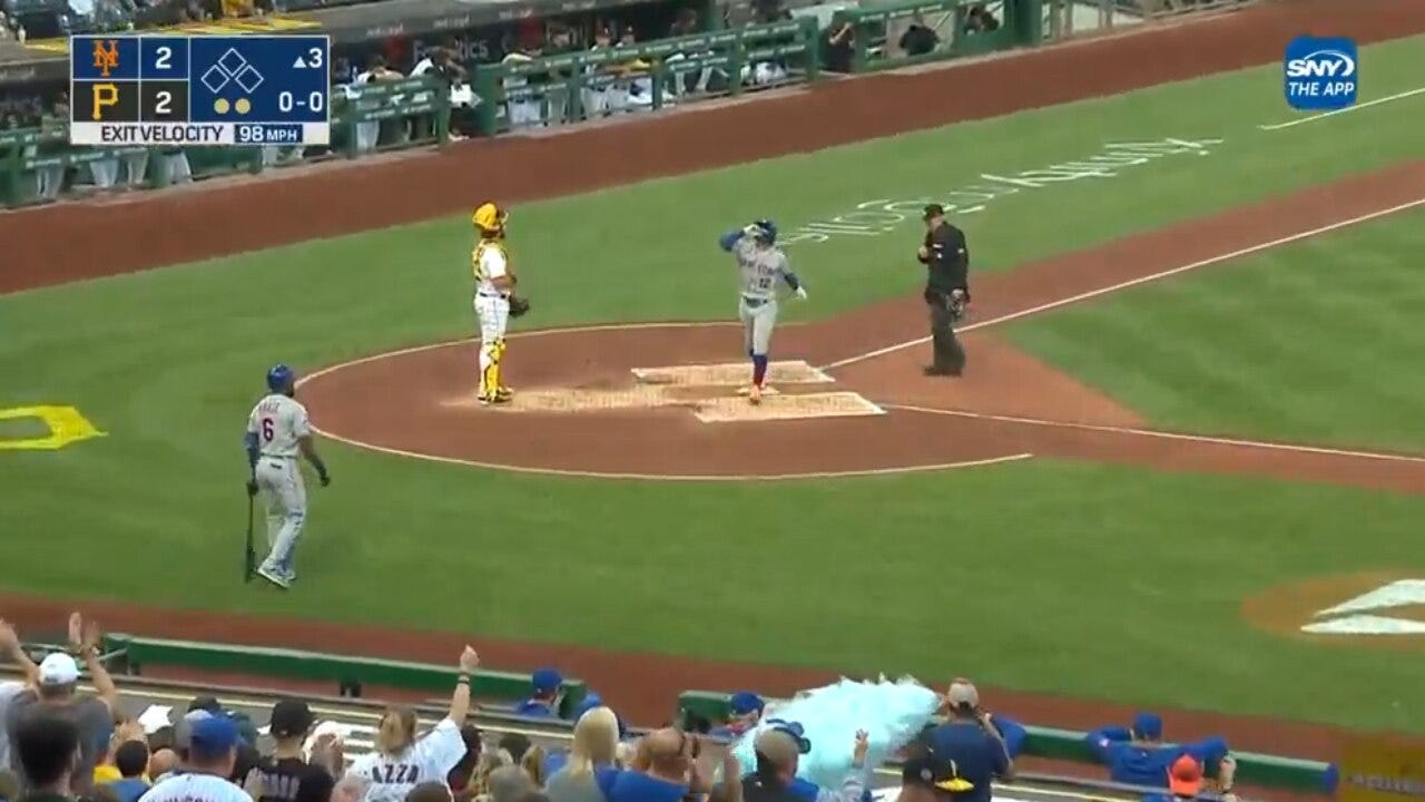 Mets' Francisco Lindor smashes a solo homer vs. the Pirates