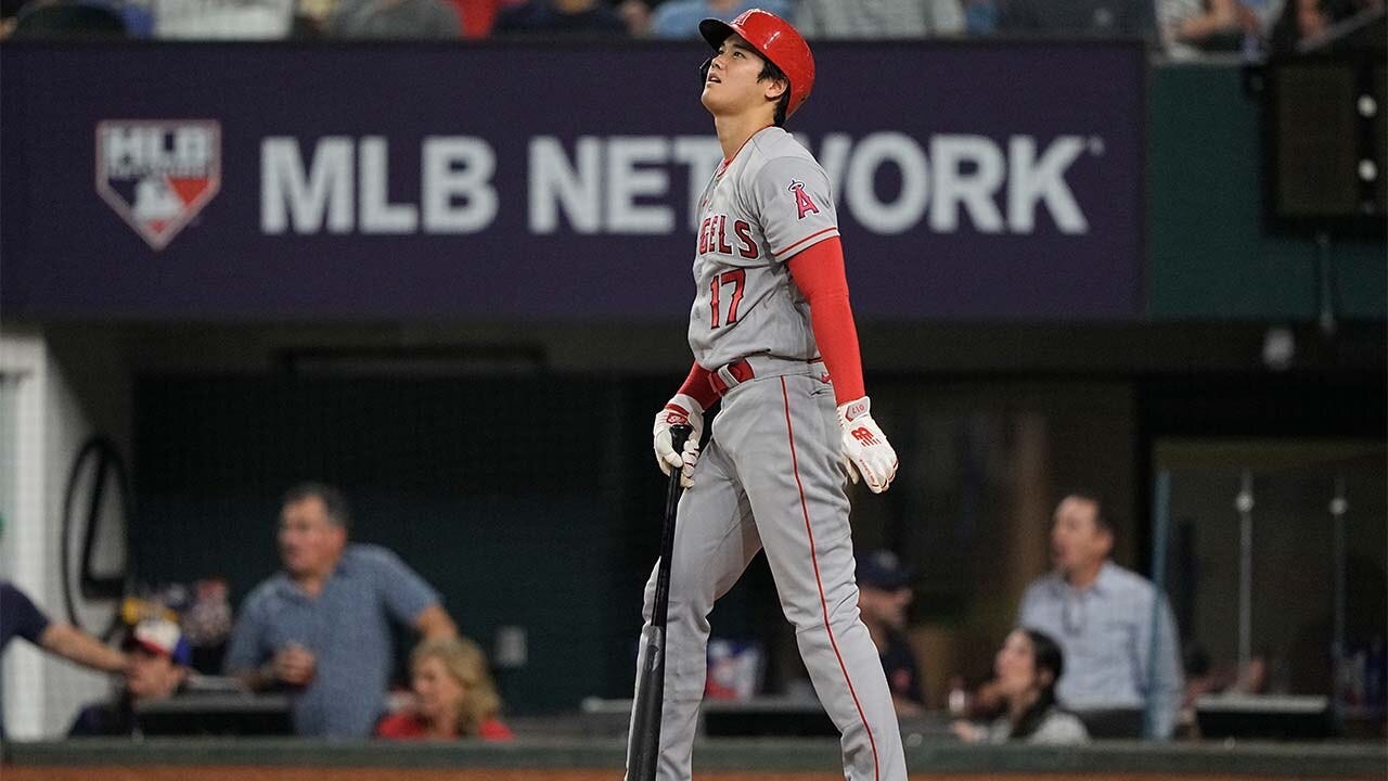 Angels' Shohei Ohtani hits the THREE FURTHEST opposite field home runs of the season vs. the Rangers