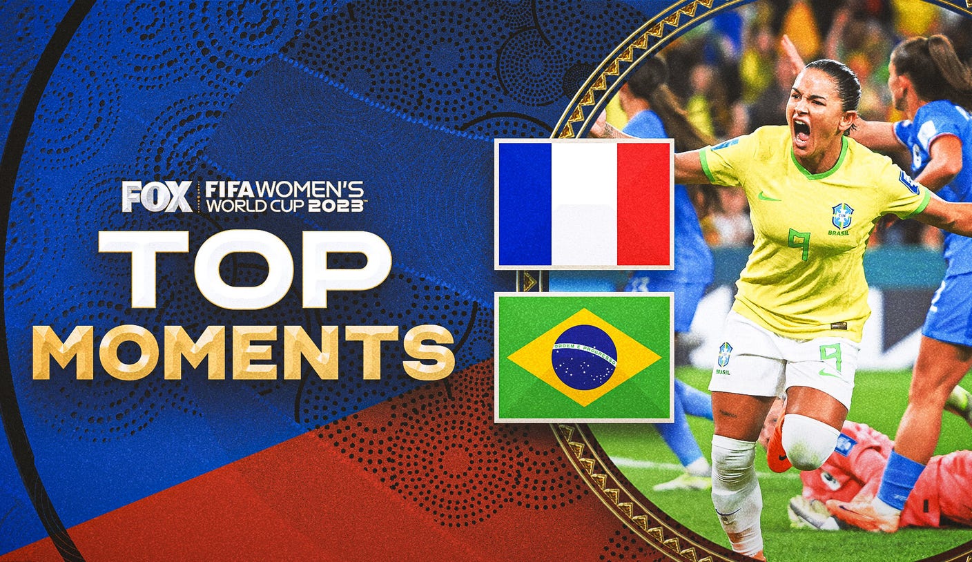 France vs. Brazil live updates: France leads 2-1 late