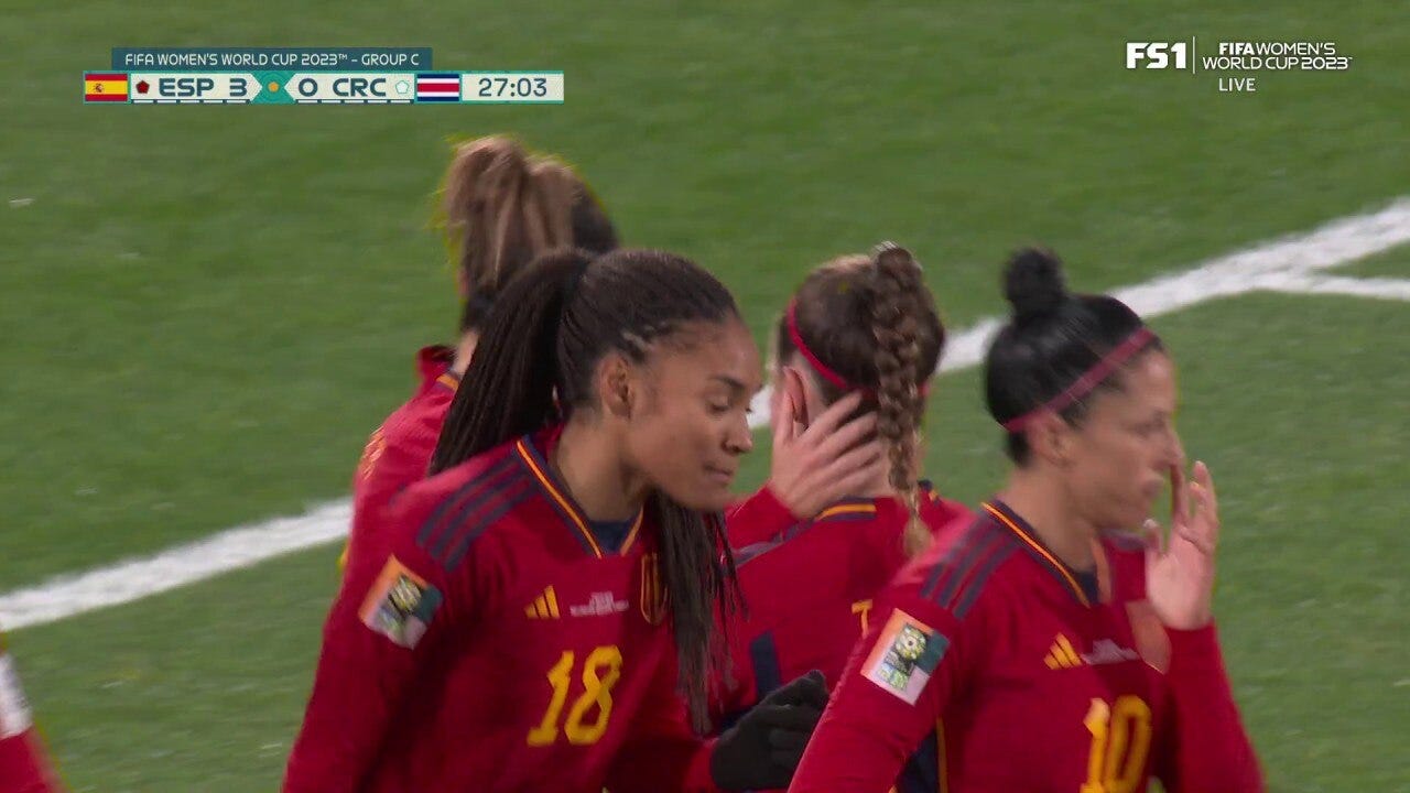 Spain’s Esther Gonzalez scores goal vs. Costa Rica in 27′ | 2023 FIFA Women’s World Cup