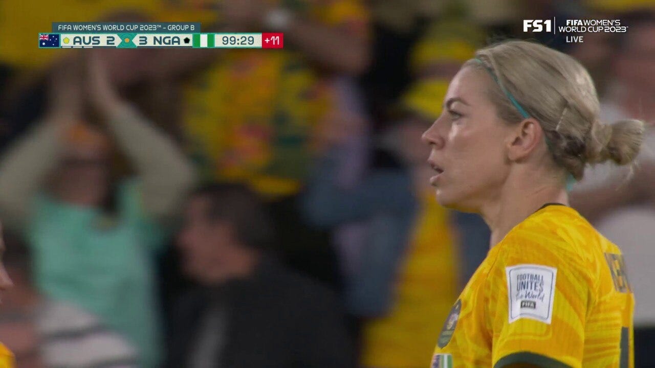 Australia’s Alanna Kennedy scores goal vs. Nigeria in 90+10′ | 2023 FIFA Women’s World Cup