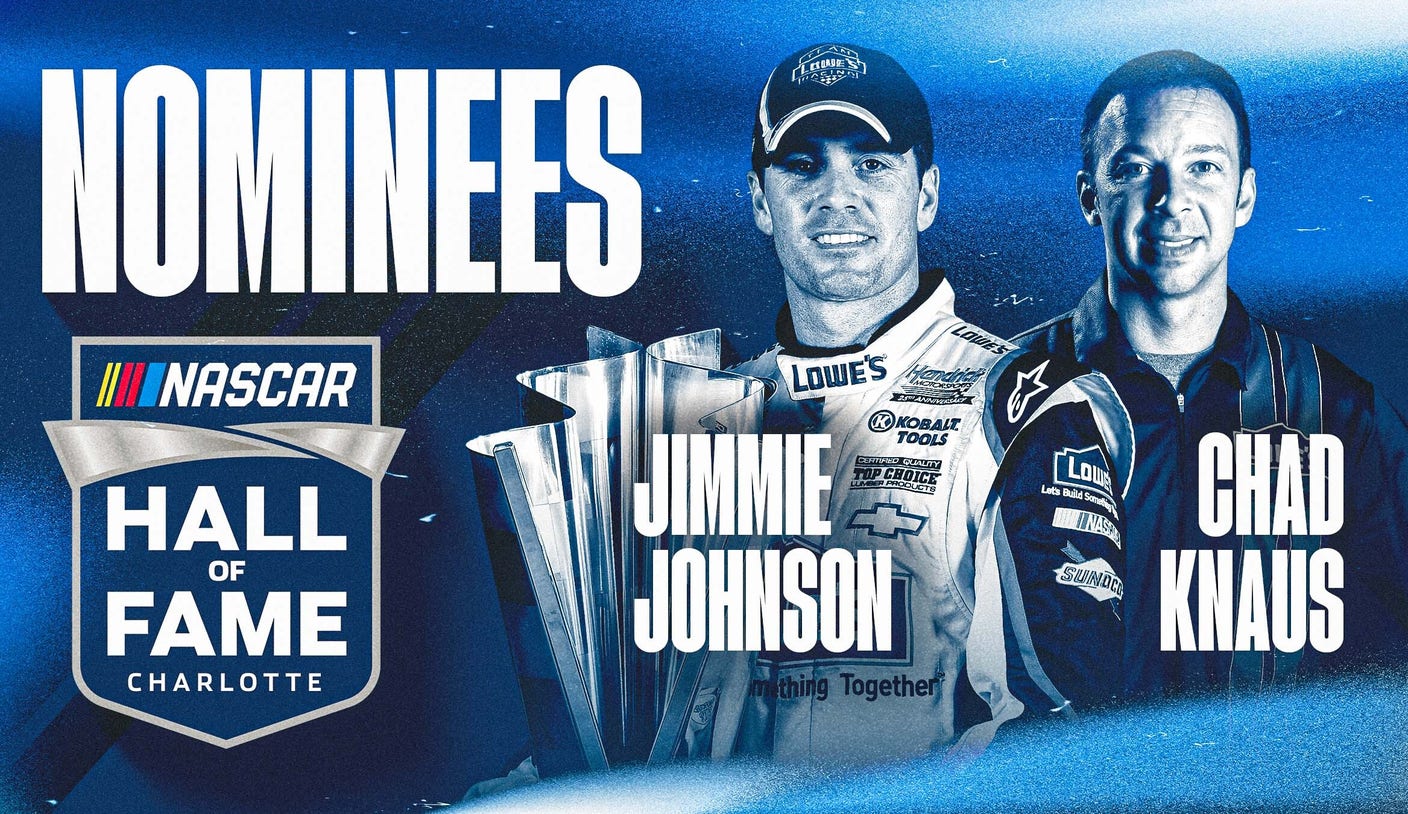 Jimmie Johnson, Chad Knaus headline 2024 NASCAR Hall of Fame nominees