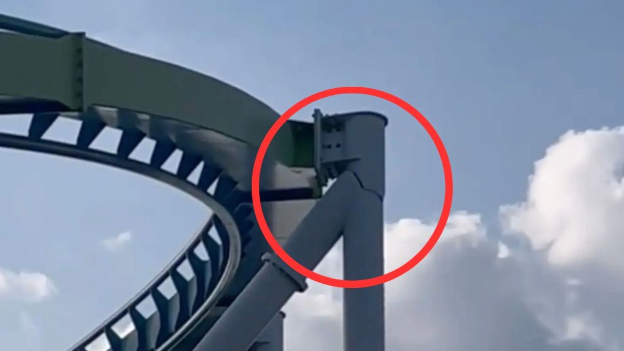 Amusement park shuts down rollercoaster after social media user discovers crack in the ride