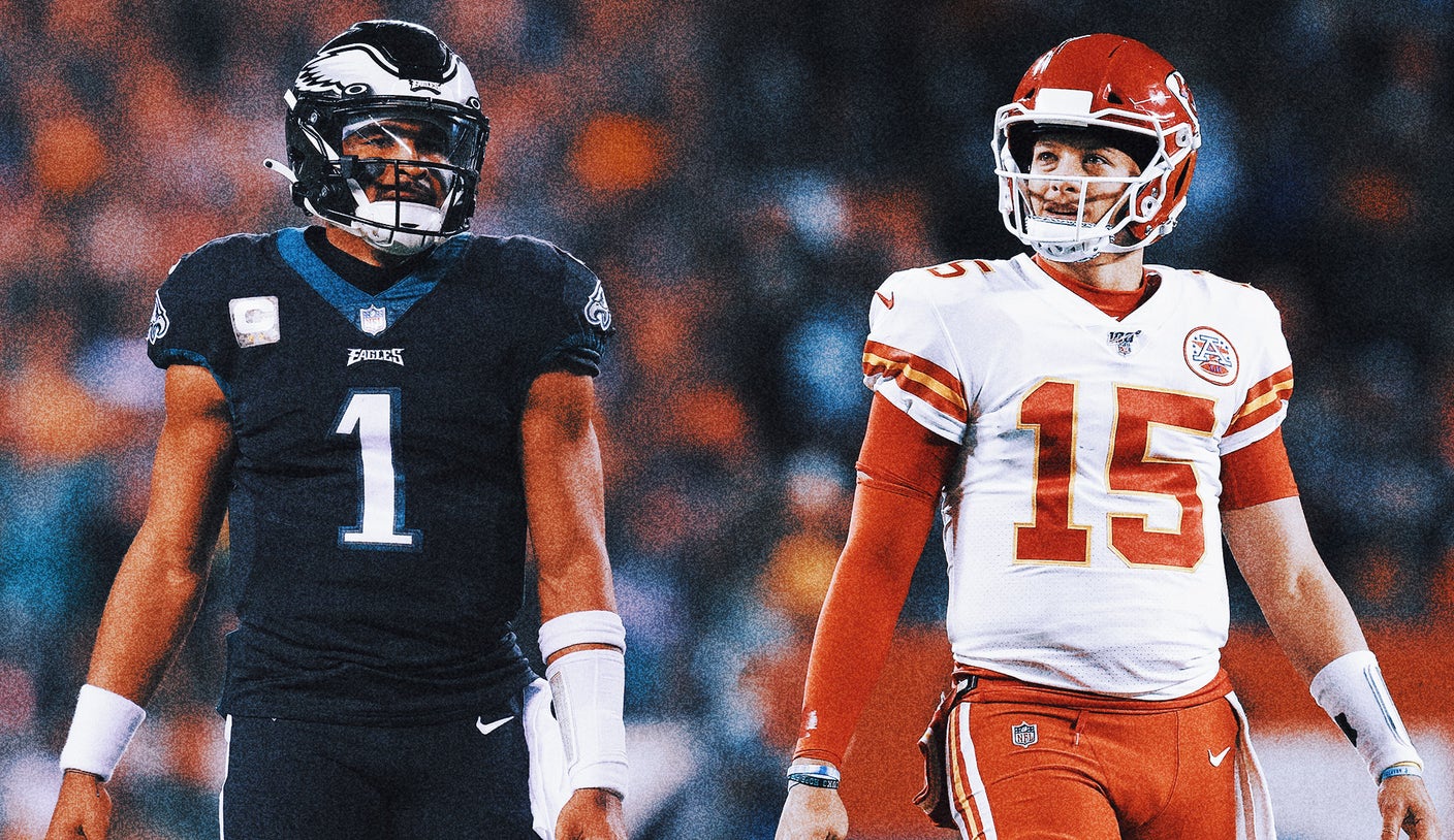 Patrick Mahomes top QB; Jalen Hurts biggest riser in The Athletic’s QB survey