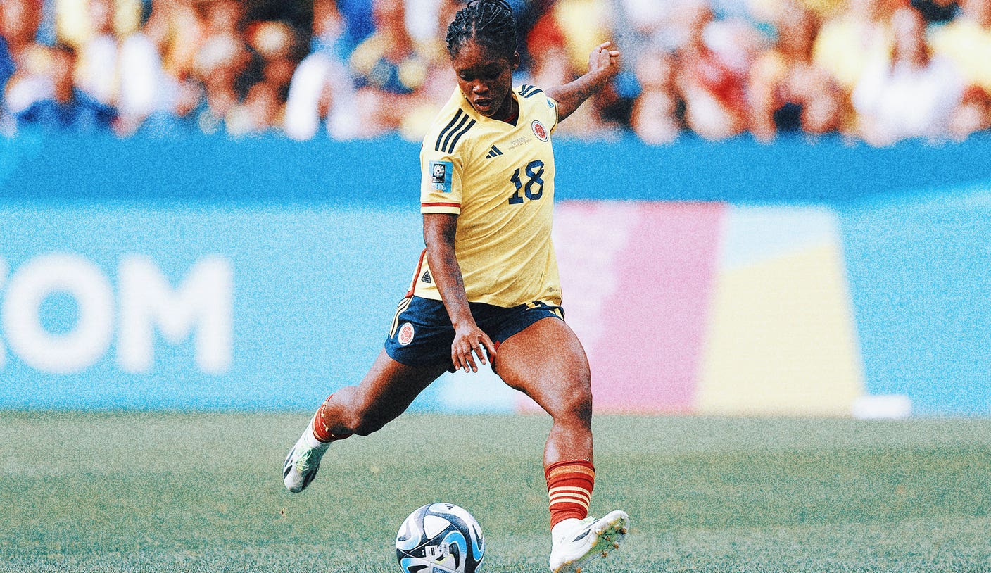 Cancer survivor Linda Caicedo scores in Colombia’s 2-0 win over South Korea