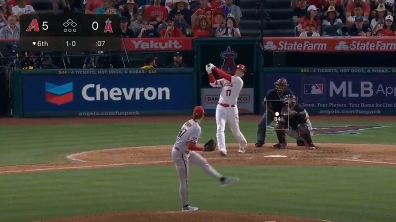 Angels' Shohei Ohtani hits a 493-foot MOONSHOT for his MLB-leading 30th homer of the season