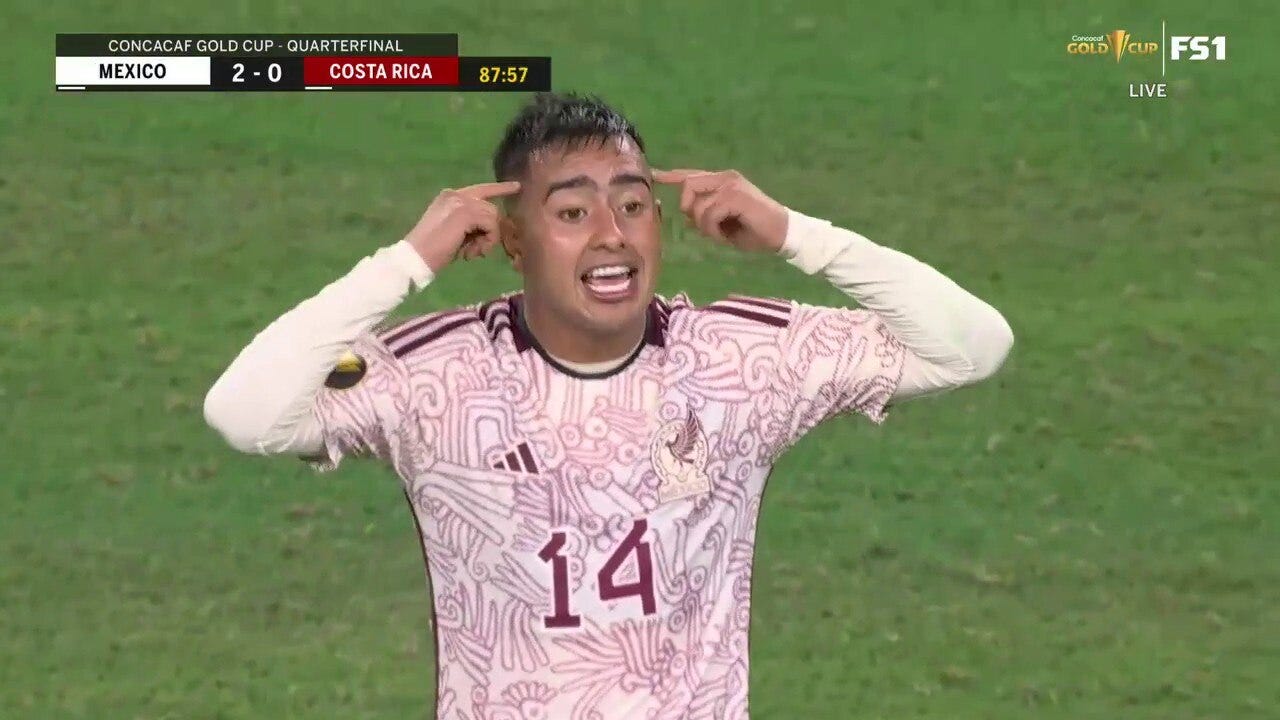 Érick Sánchez's BEAUTIFUL finish seals Mexico's 2-0 victory over Costa Rica