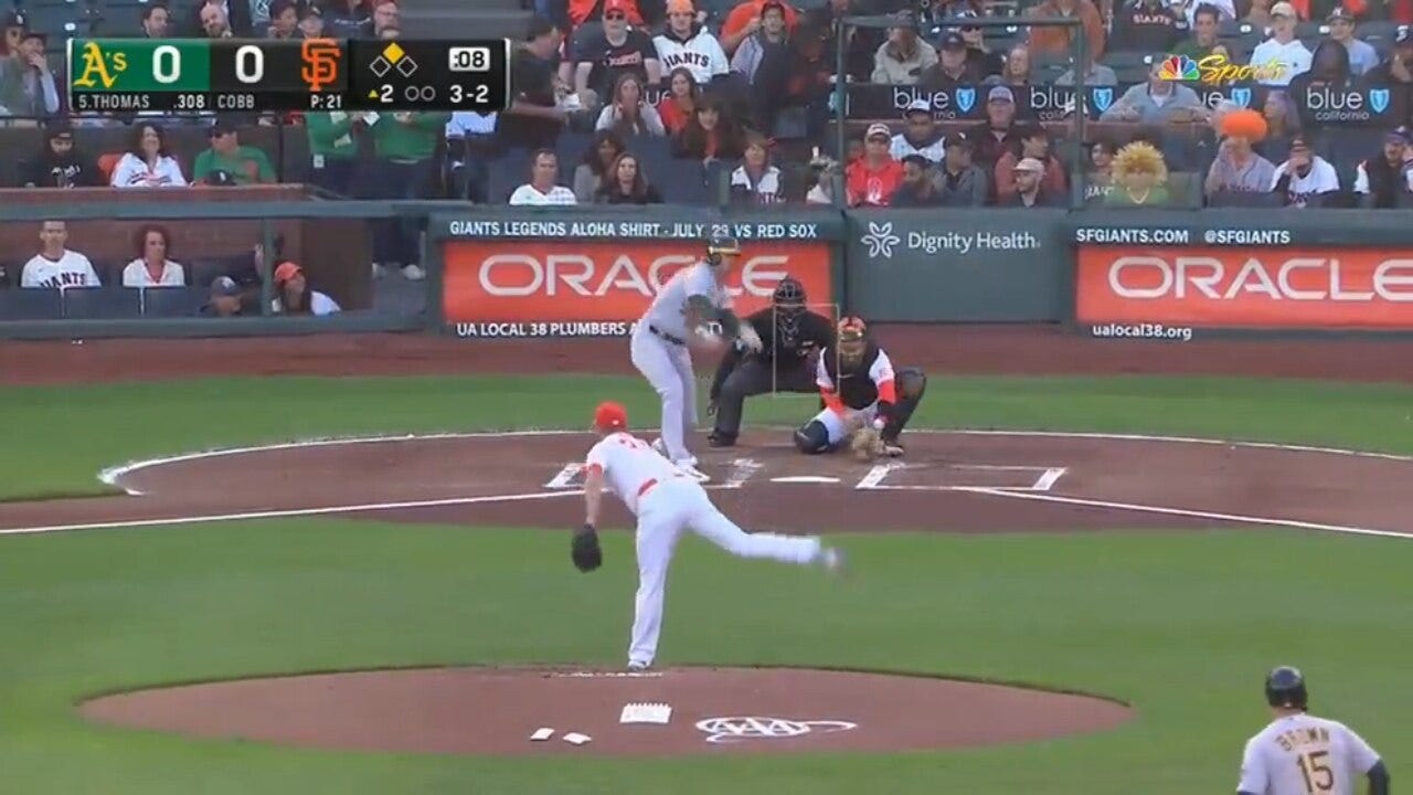 Oakland Athletics vs. San Francisco Giants Highlights