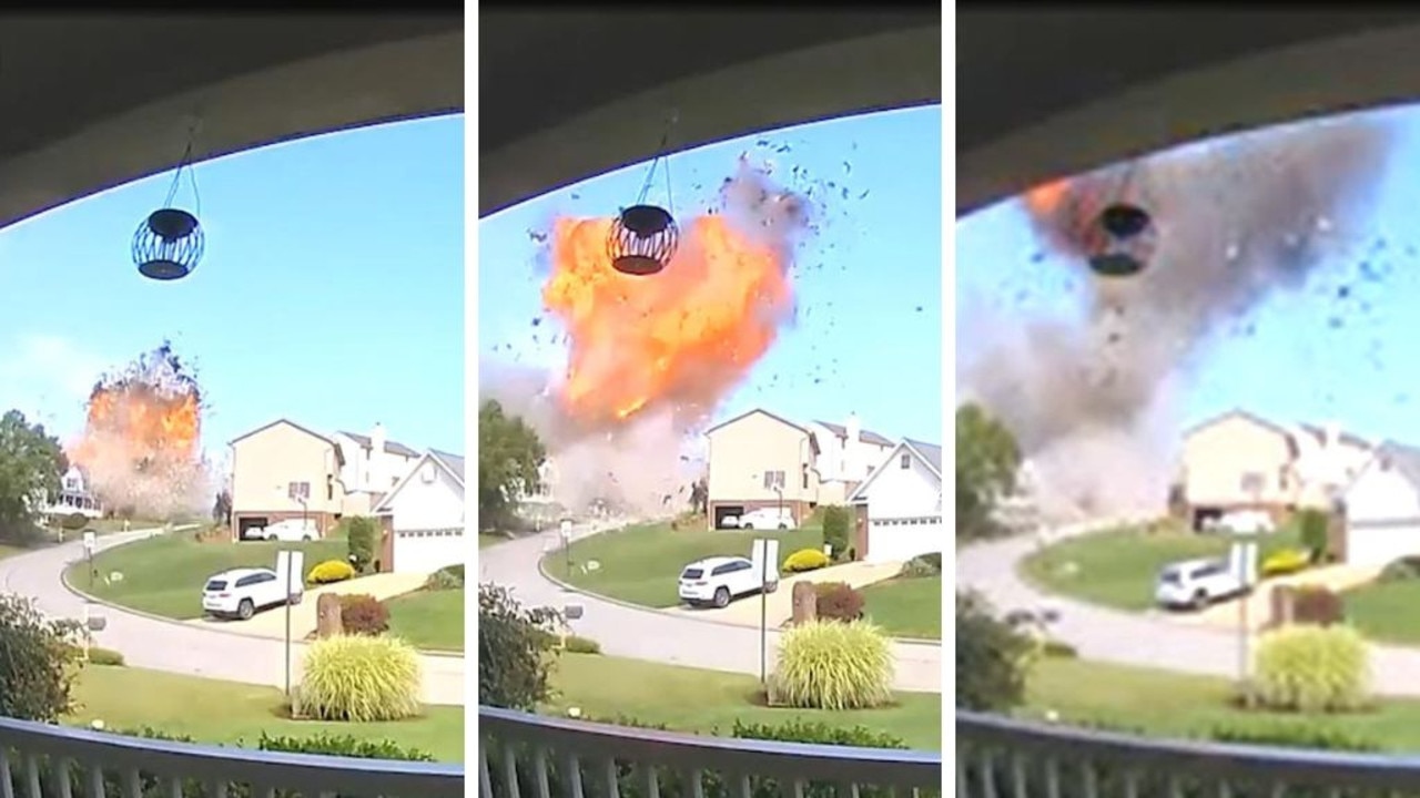 Video captures moment Pennsylvania house explodes, killing five