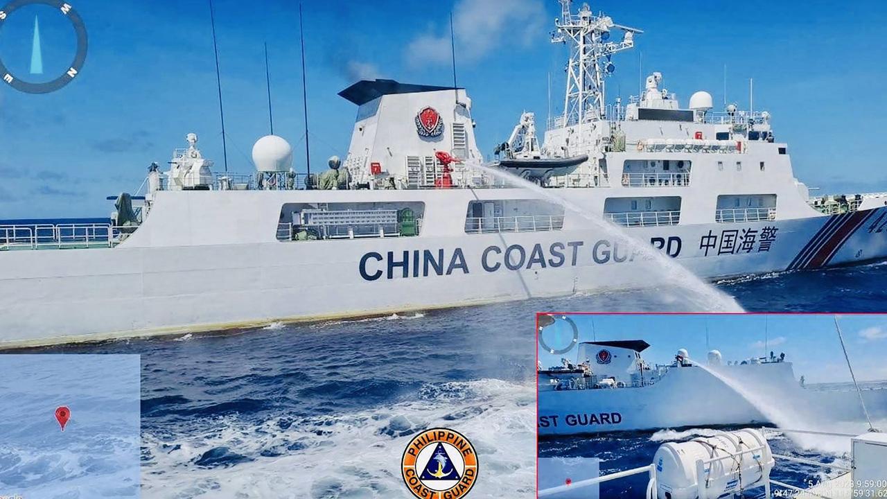 Philippines accuses China Coast Guard of firing water cannon at its boats