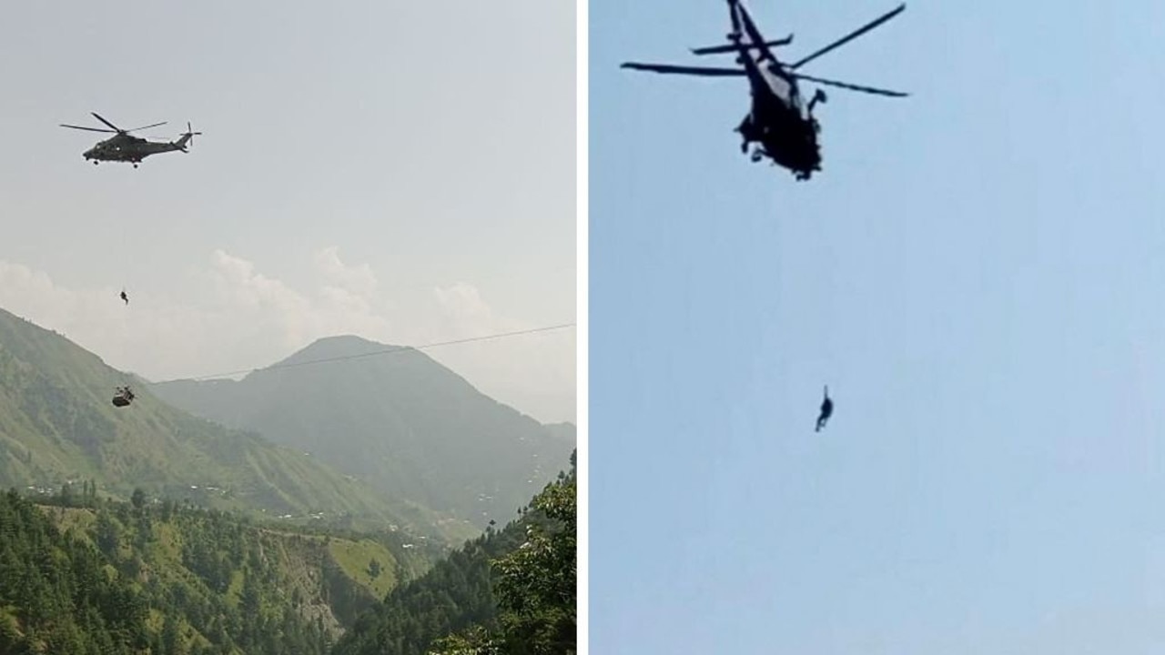 Pakistan cable car: Children rescued after being trapped for hours