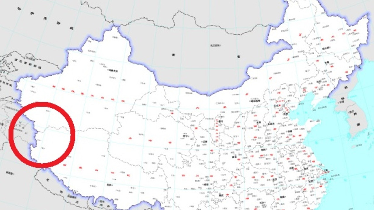 China map claims Indian state of Arunachal Pradesh, Aksai Chin as Chinese territory