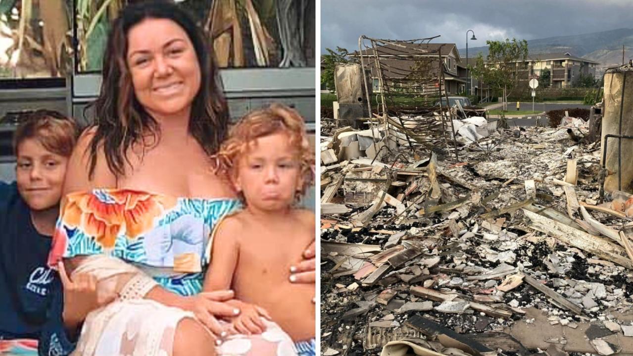 Hawaii fire: Australian family lose home