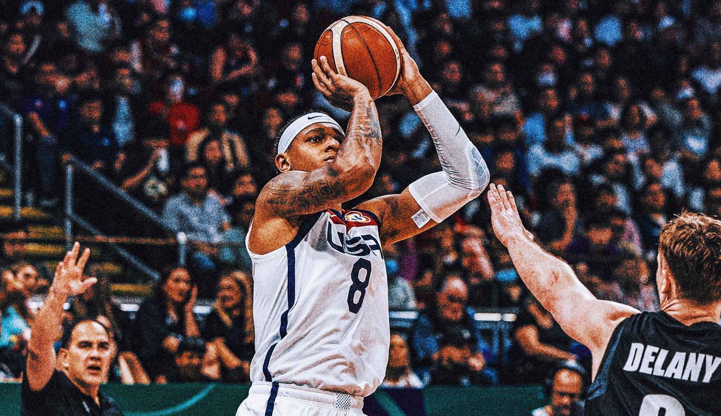 U.S. shakes off slow start, routs New Zealand in FIBA World Cup opener