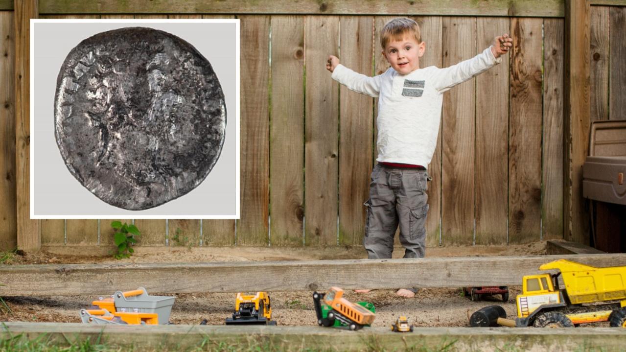 8yo boy in Germany finds rare Roman silver coin in school sandbox