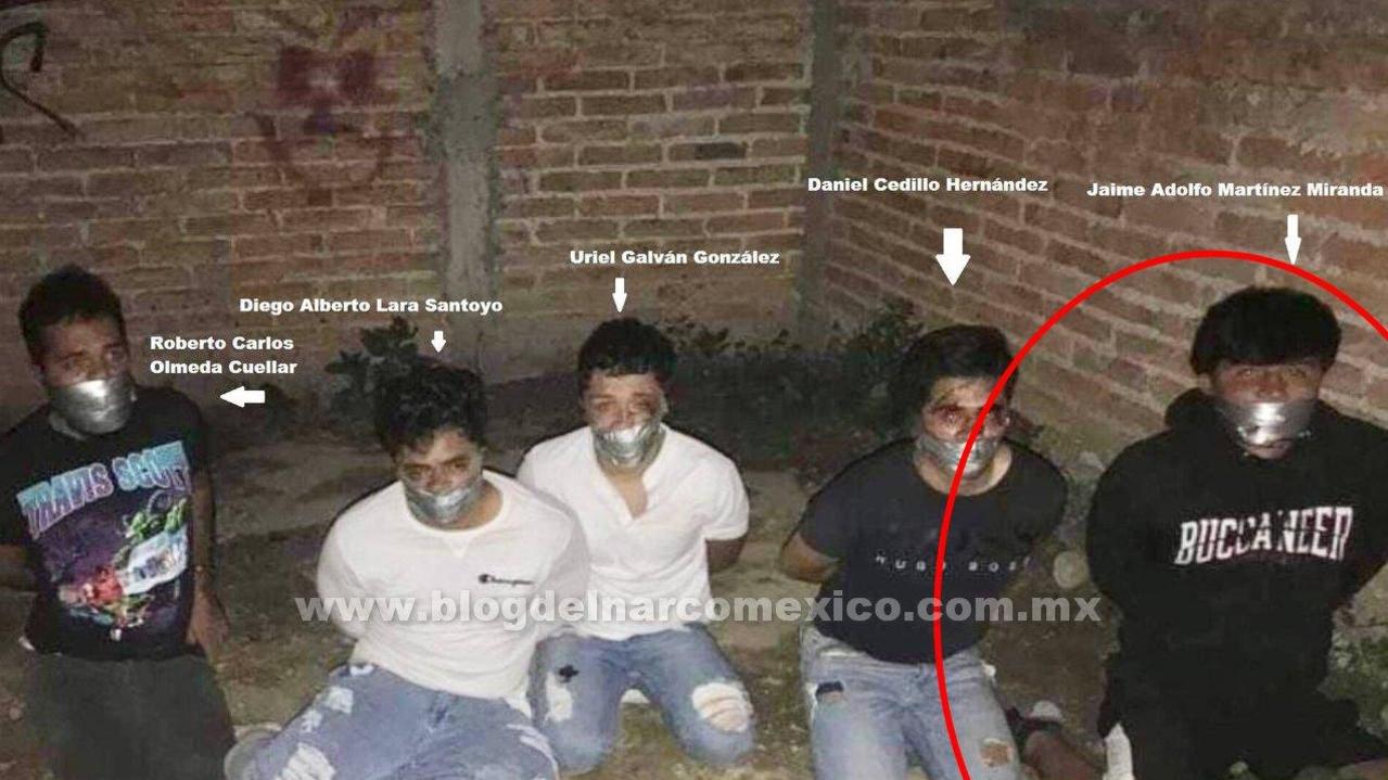 Mexico: Nation erupts over chilling pic of five mates