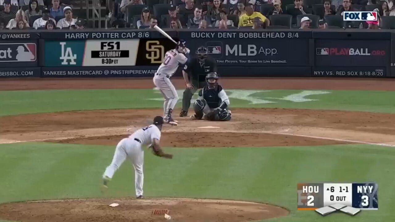 Astros' Kyle Tucker nails a game-tying home run against the Yankees