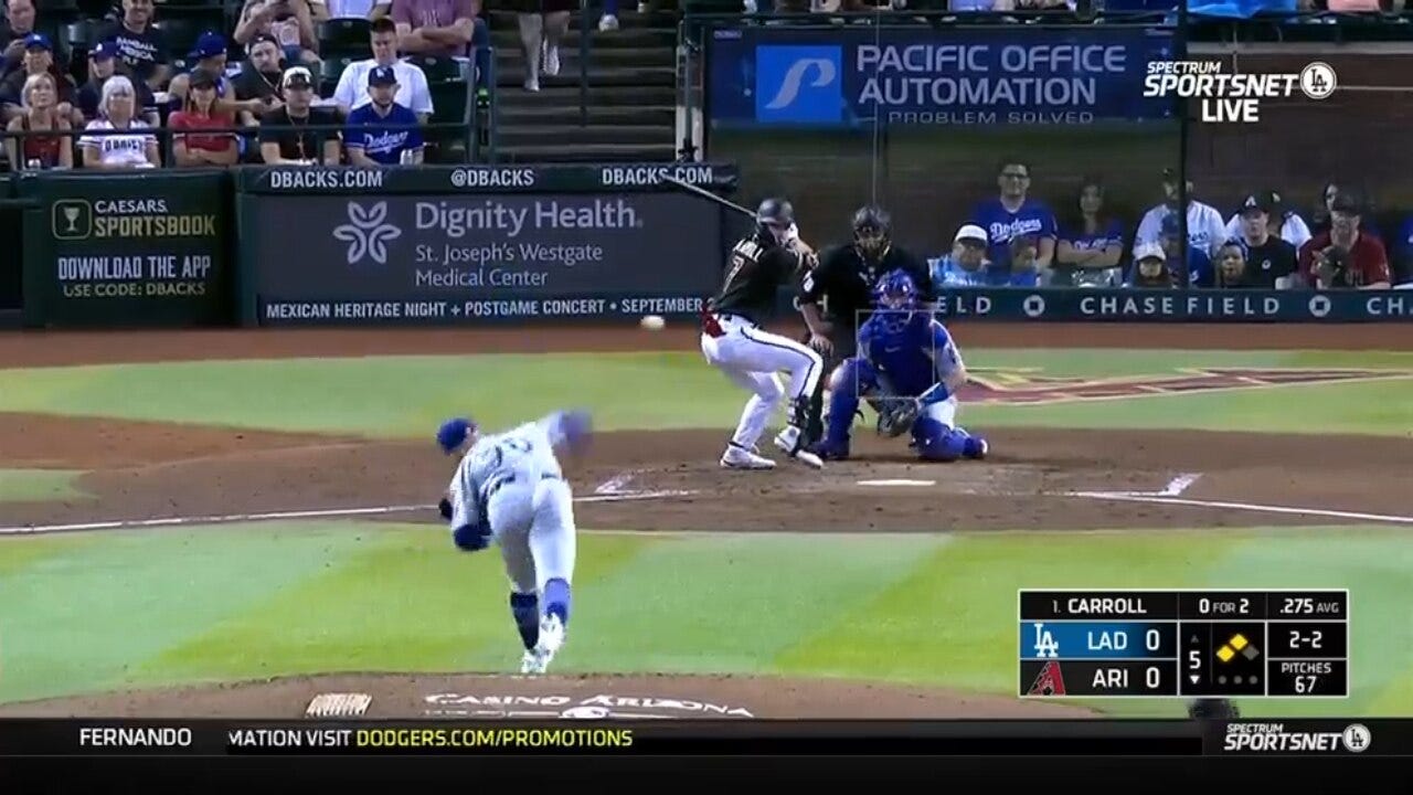 Los Angeles Dodgers vs. Arizona Diamondbacks Highlights