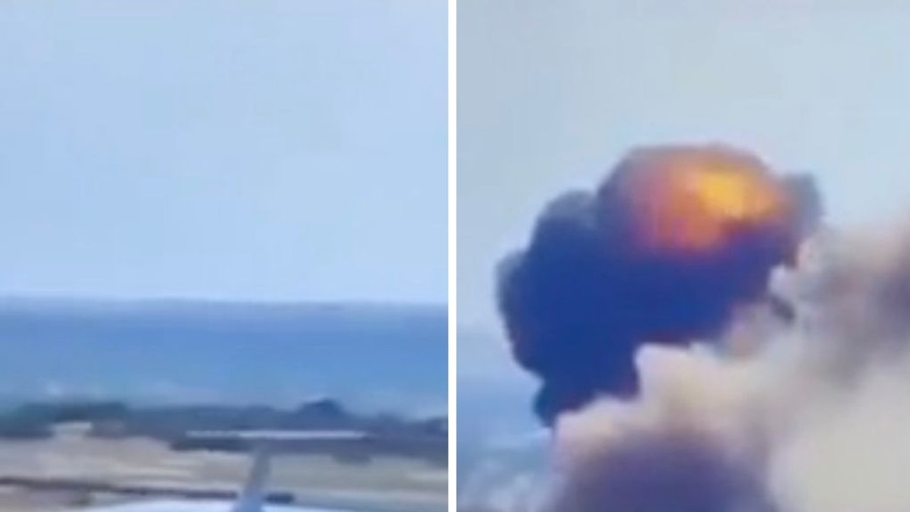 Dramatic footage shows moment Russian-made jet explodes at Mali airport