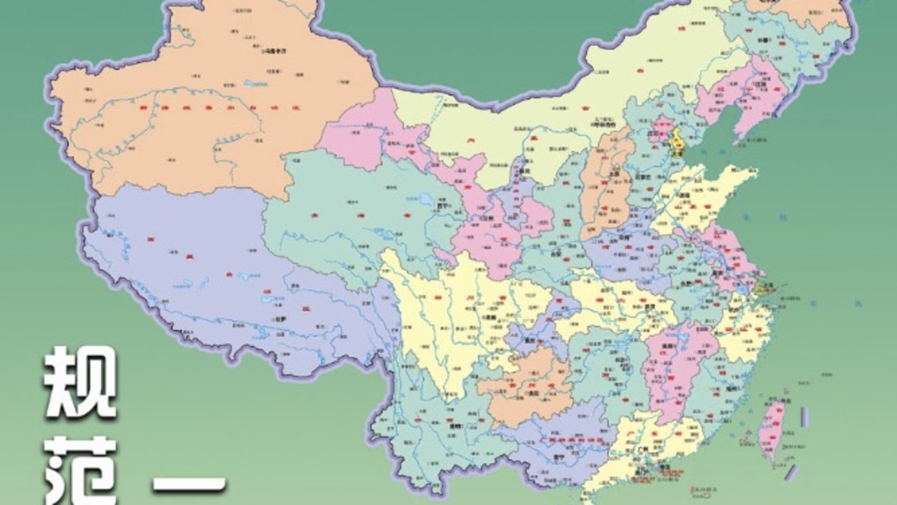 China lays bare its territorial ambitions in new map showing claims to neighbouring territory