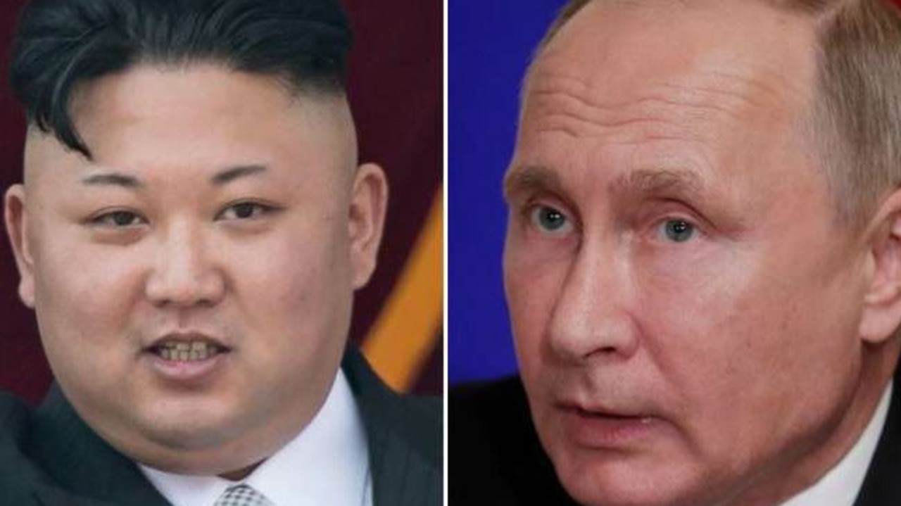 Kim Jong-un boards armoured train bound for Russia as Kremlin confirms talks with Vladimir Putin