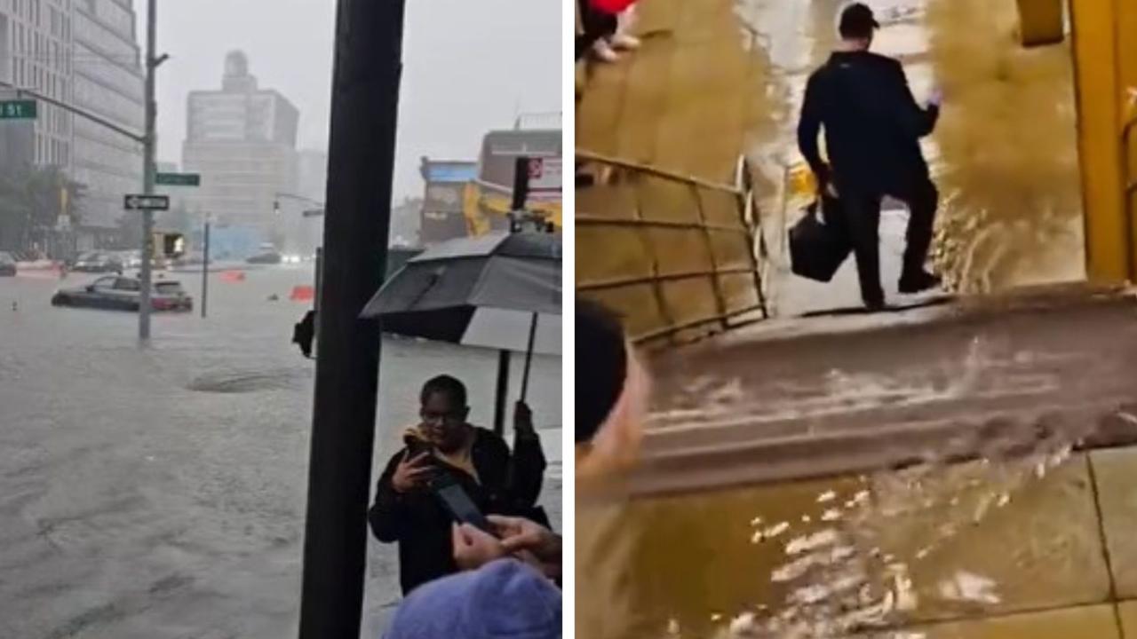 ‘Life threatening’ storm smashes New York