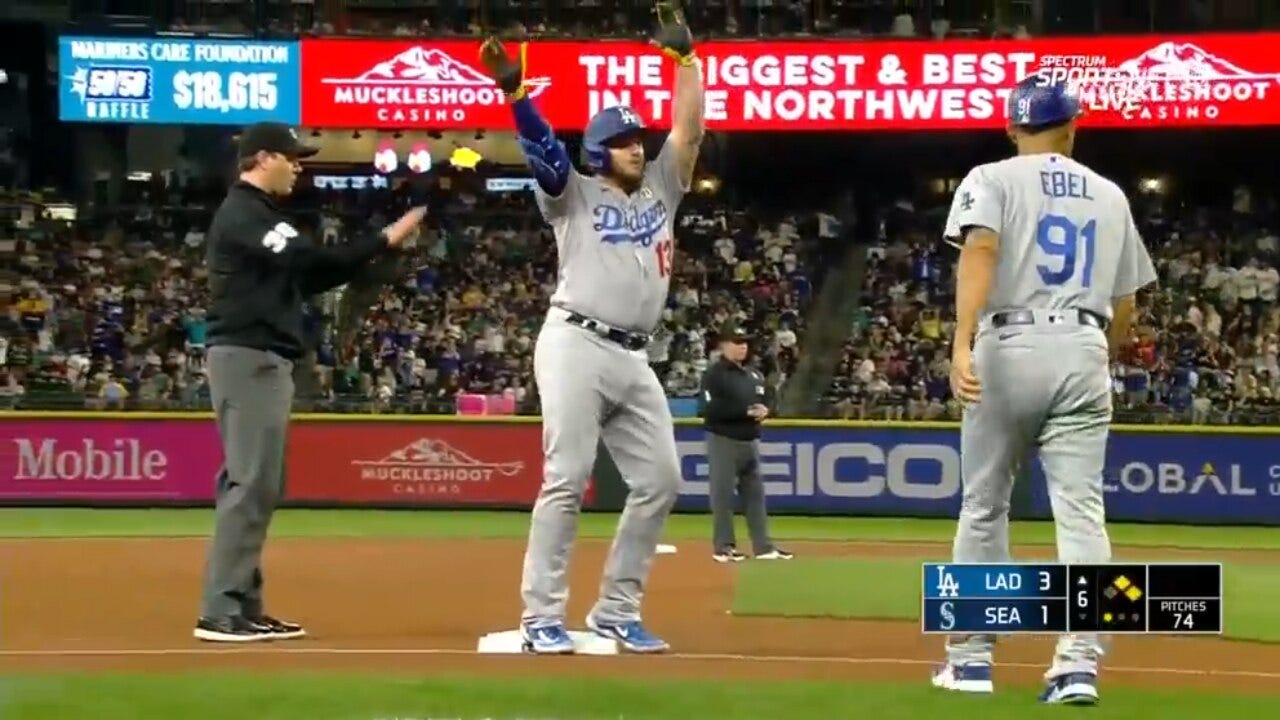 Los Angeles Dodgers vs. Seattle Mariners Highlights