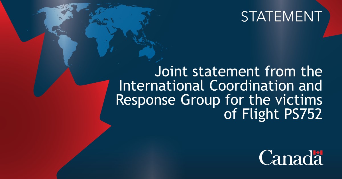 Talks between the International Coordination and Response Group and Iran regarding accountability for the downing of Flight PS752