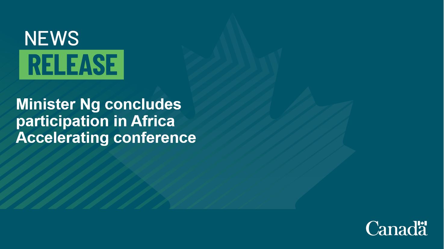 Minister Ng concludes participation in Africa Accelerating conference