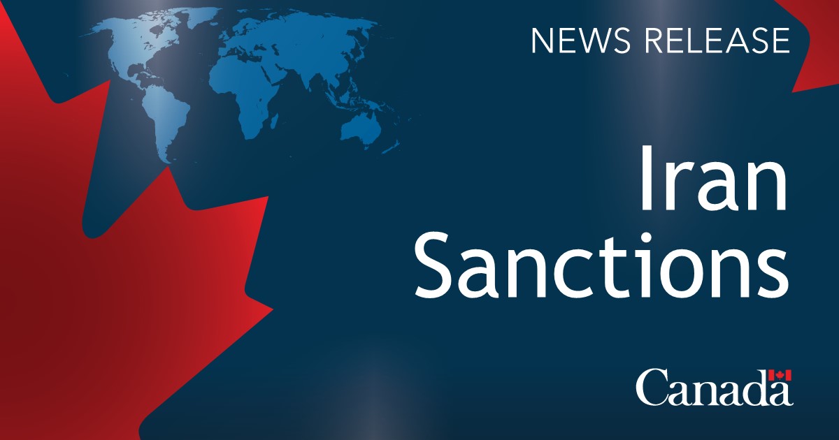 Canada announces renewed sanctions against Iran for nuclear proliferation activities