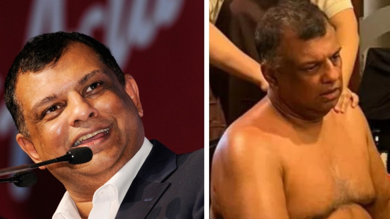 Fury over AirAsia CEO’s shirtless massage photo during conference call