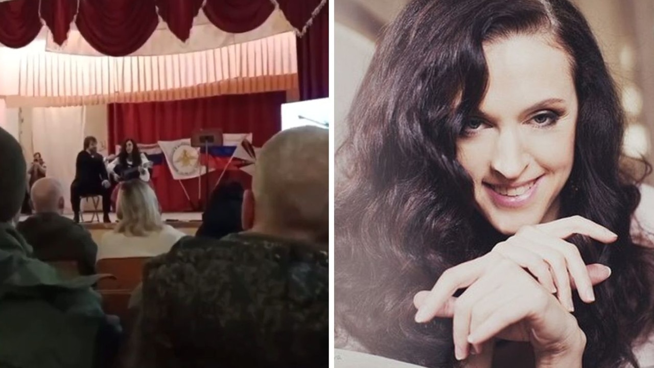 Chilling video shows Russian actor killed singing for Putin’s marines in Ukraine ‘revenge’ attack