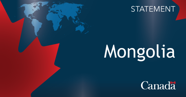 Joint Statement by Foreign Affairs Ministers of Mongolia and Canada