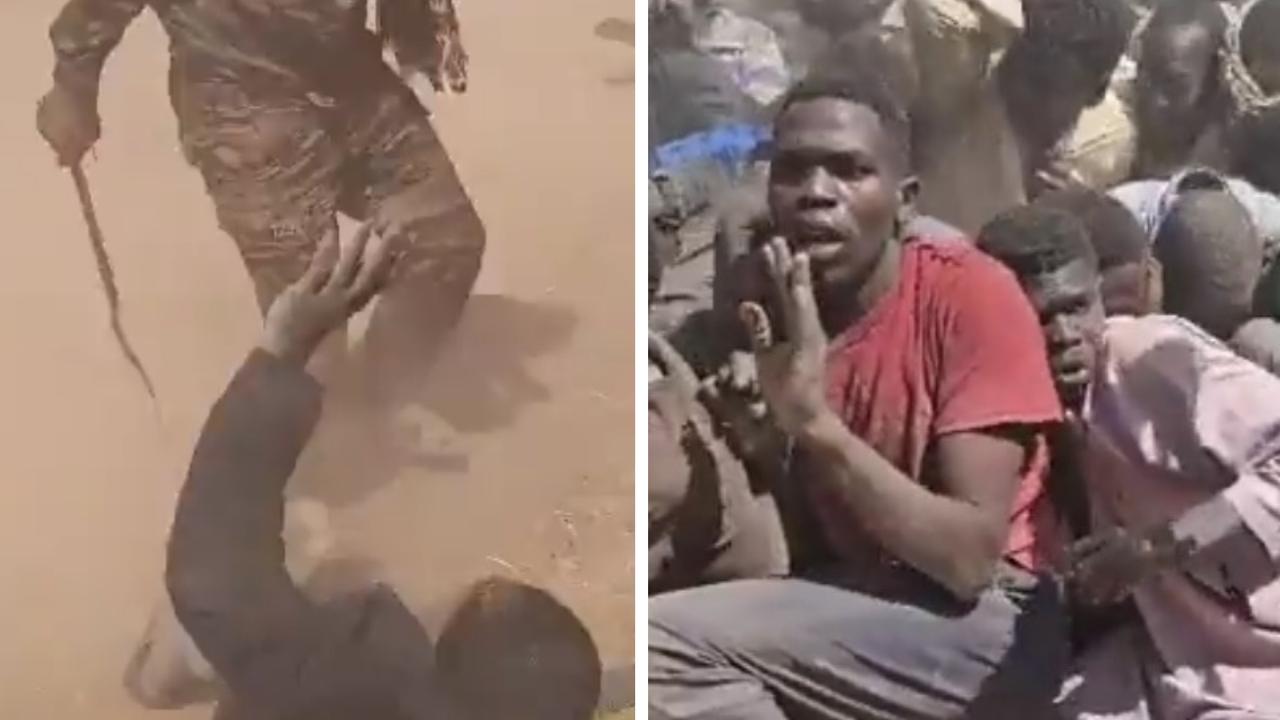 Sudan, Darfur: Civilians whipped by militants in video, reports hundreds massacred