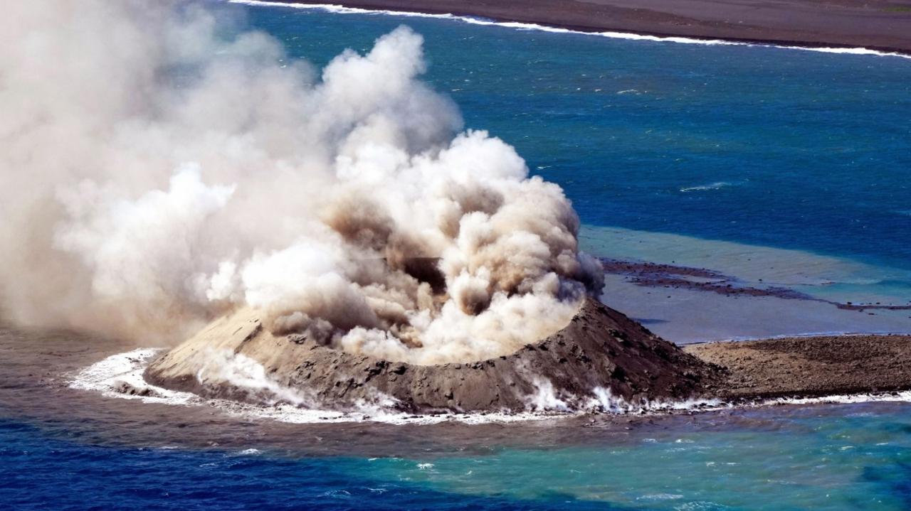 World’s newest island forms near Japan after volcanic eruption