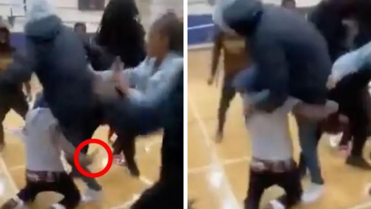 Student, 15, killed by younger peer in caught-on-camera brawl at North Carolina high school