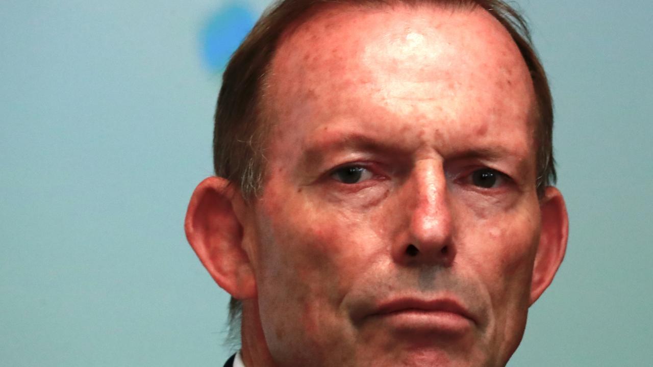 Ex-prime minister Tony Abbott’s climate change rant