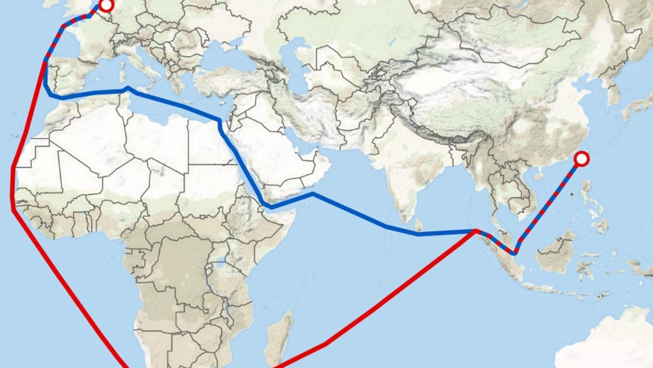 Shipping companies reroute vessels following Houthi rebel attacks