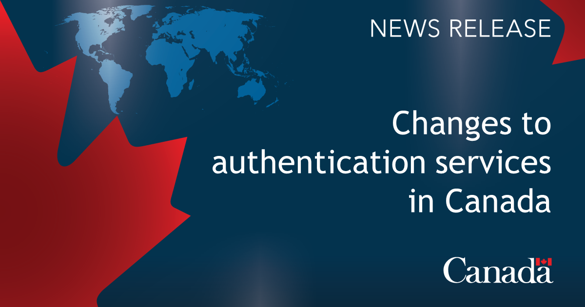 Improving authentication services in Canada